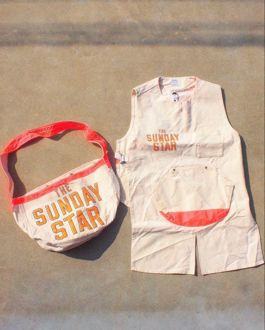 新品 RIDING HIGH エプロン ニュースペーパーバッグ