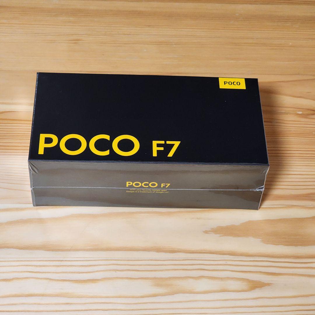 POCO F7 ホワイト 12GB RAM 256GB ROM ケース2種付き