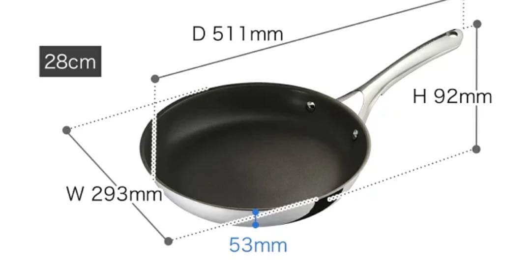 CORELLE コレール　DuraNano 28cm フライパン