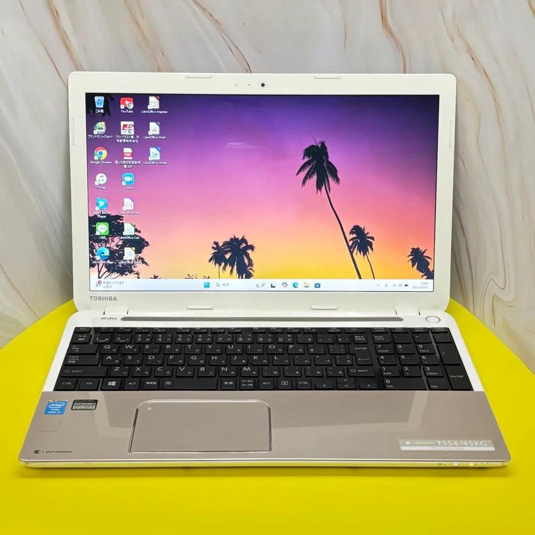 特価！東芝爆速新品SSDノートPC128GB Win11Pro バッテリー◎