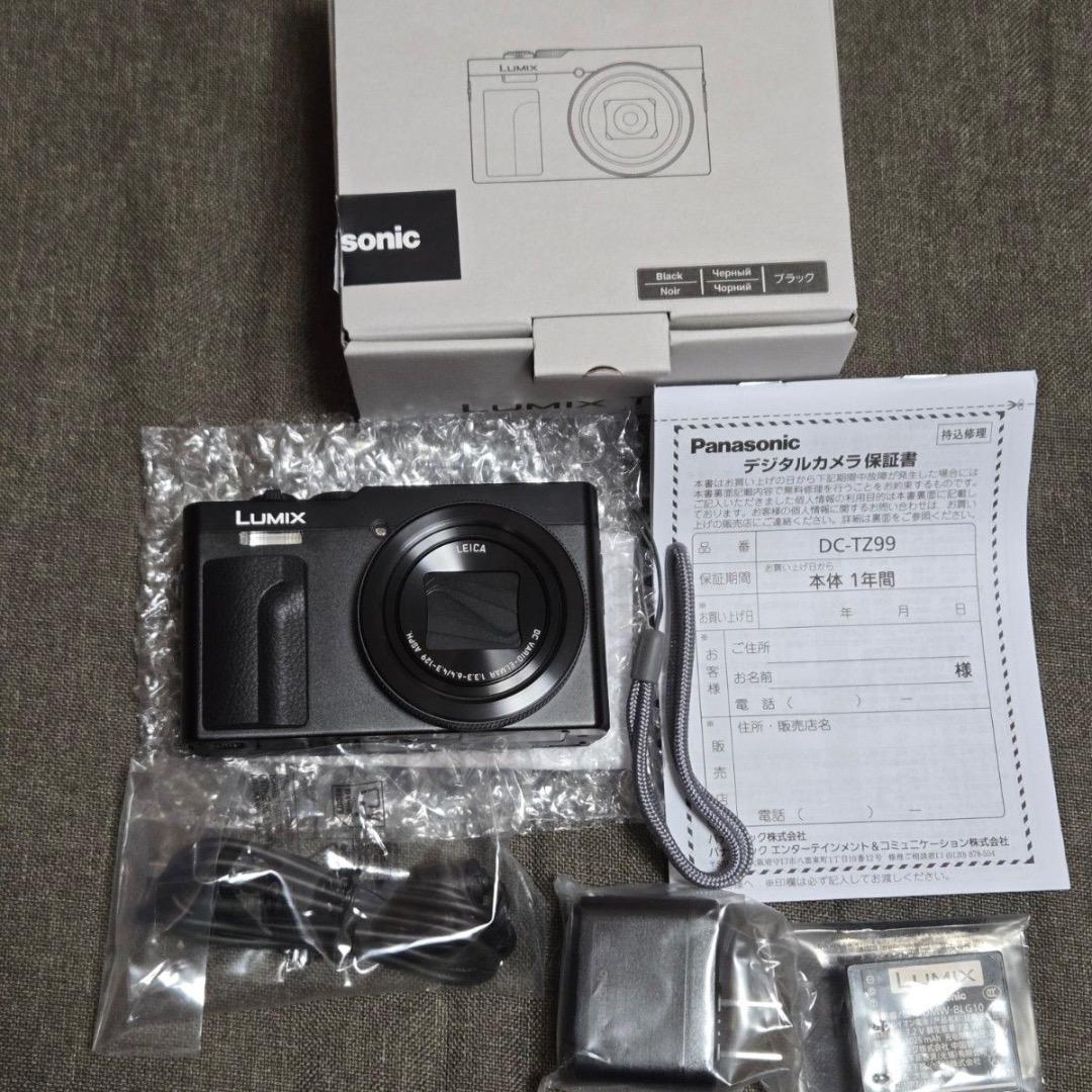 LUMIX TZ99 Panasonic ブラック 残保証あり コンデジ