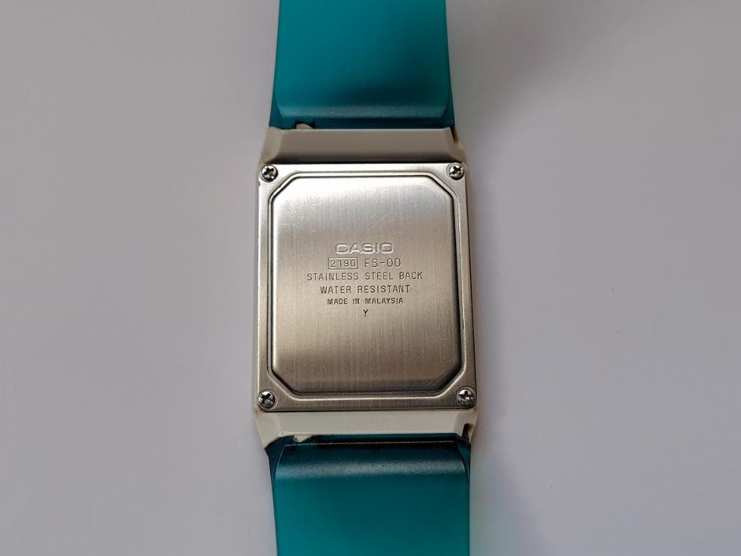 カシオ ペラ FS-00 スカイブルー　動作品　電池交換済み　全体的にきれい