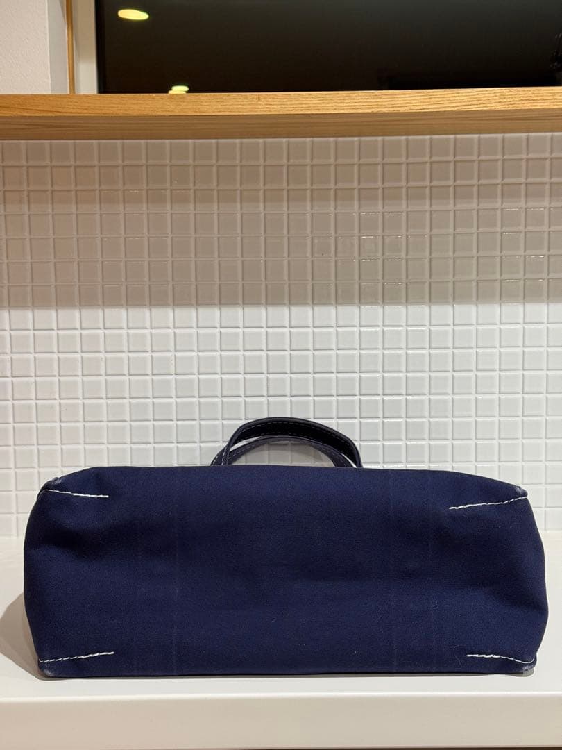 【美品】エルエルビーン×ビームス トートバッグ ボートアンドトート ネイビー M