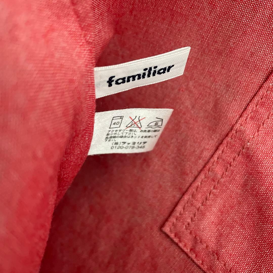 familiar チェリー柄トートバッグ　ファミリア　レッスンバック　レア