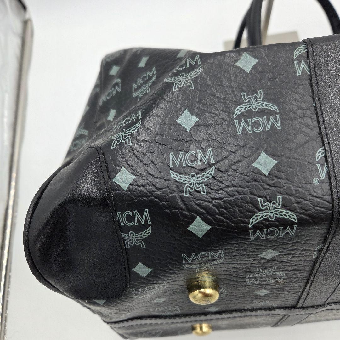 MCM ブラック ボストンバッグ