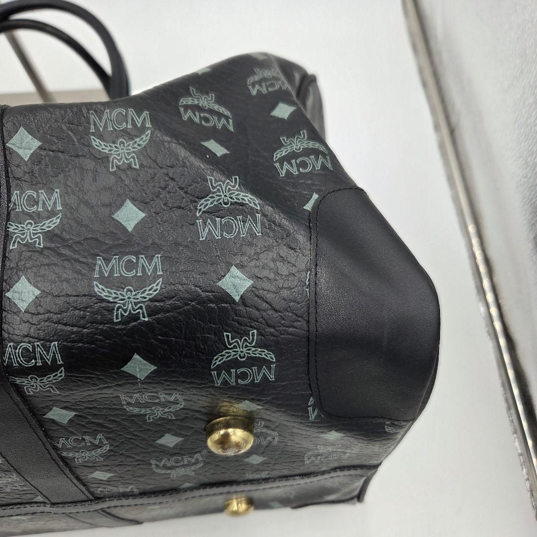 MCM ブラック ボストンバッグ