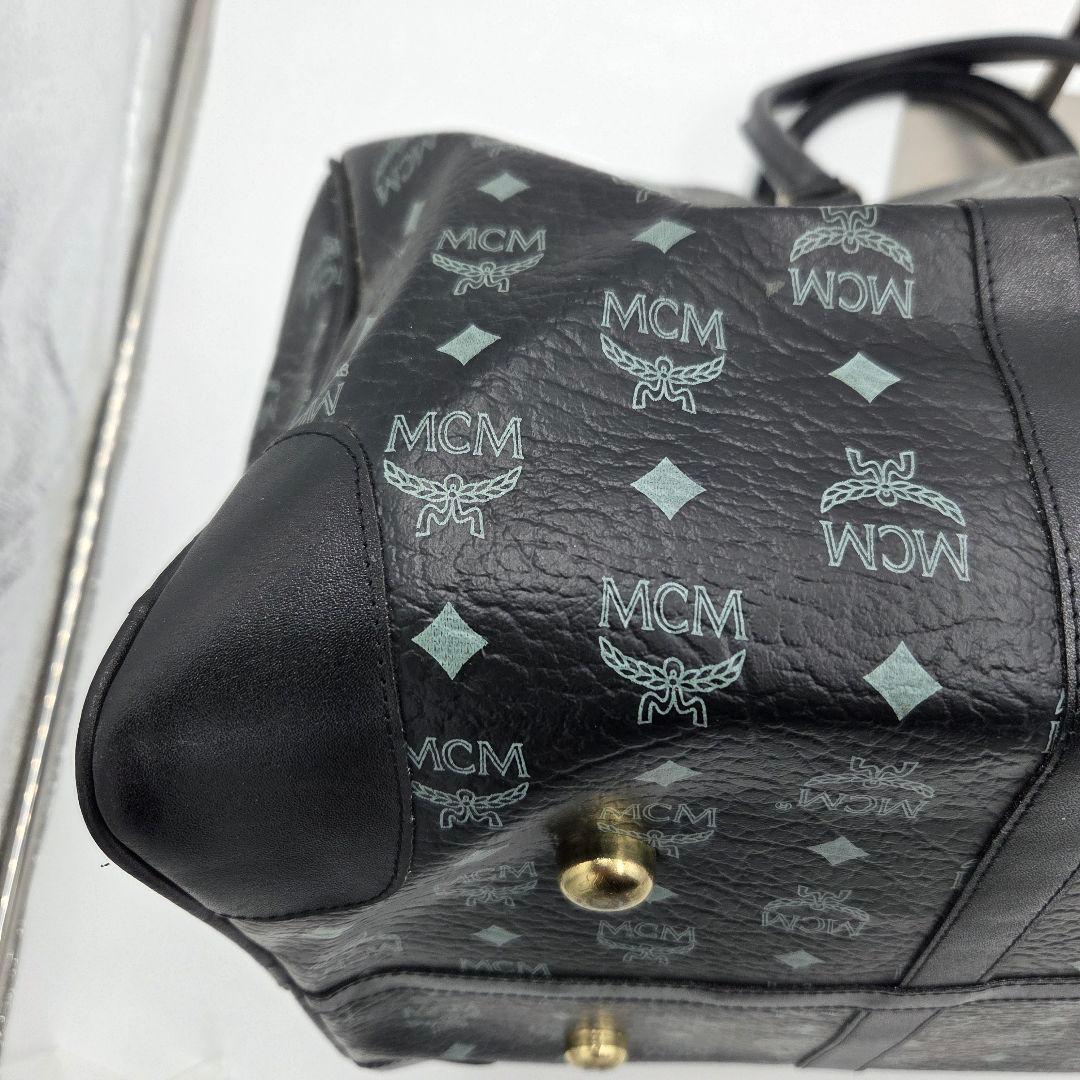 MCM ブラック ボストンバッグ