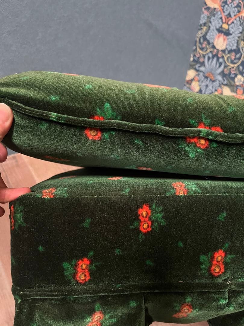 n's close＊スツール オットマン クッション付 アンティーク