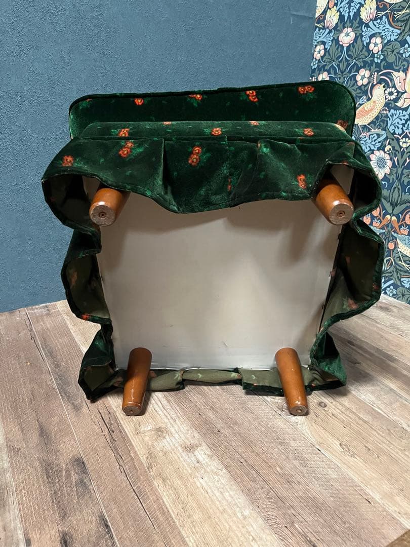 n's close＊スツール オットマン クッション付 アンティーク