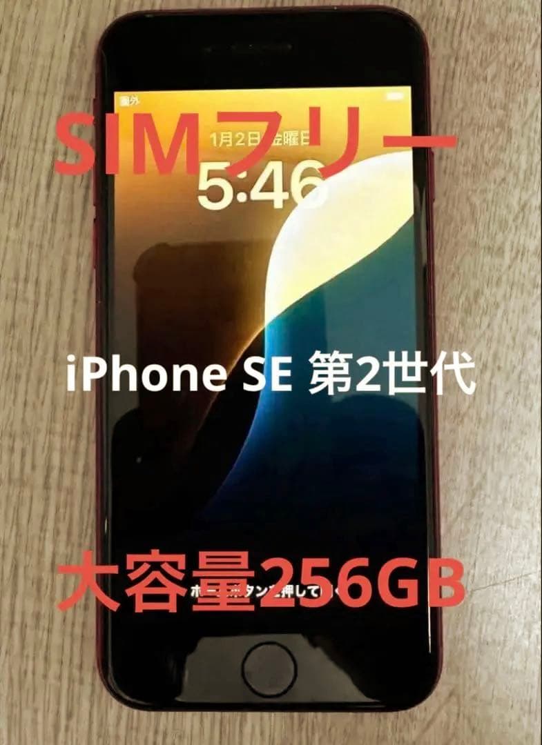 【美品】iPhone SE 第2世代　容量256GB 【電池新品100%】