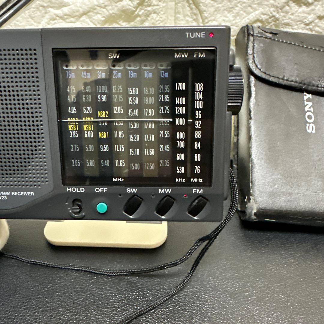 美品　SONY FM/MW/SW レシーバー ICF-SW23 動作確認済