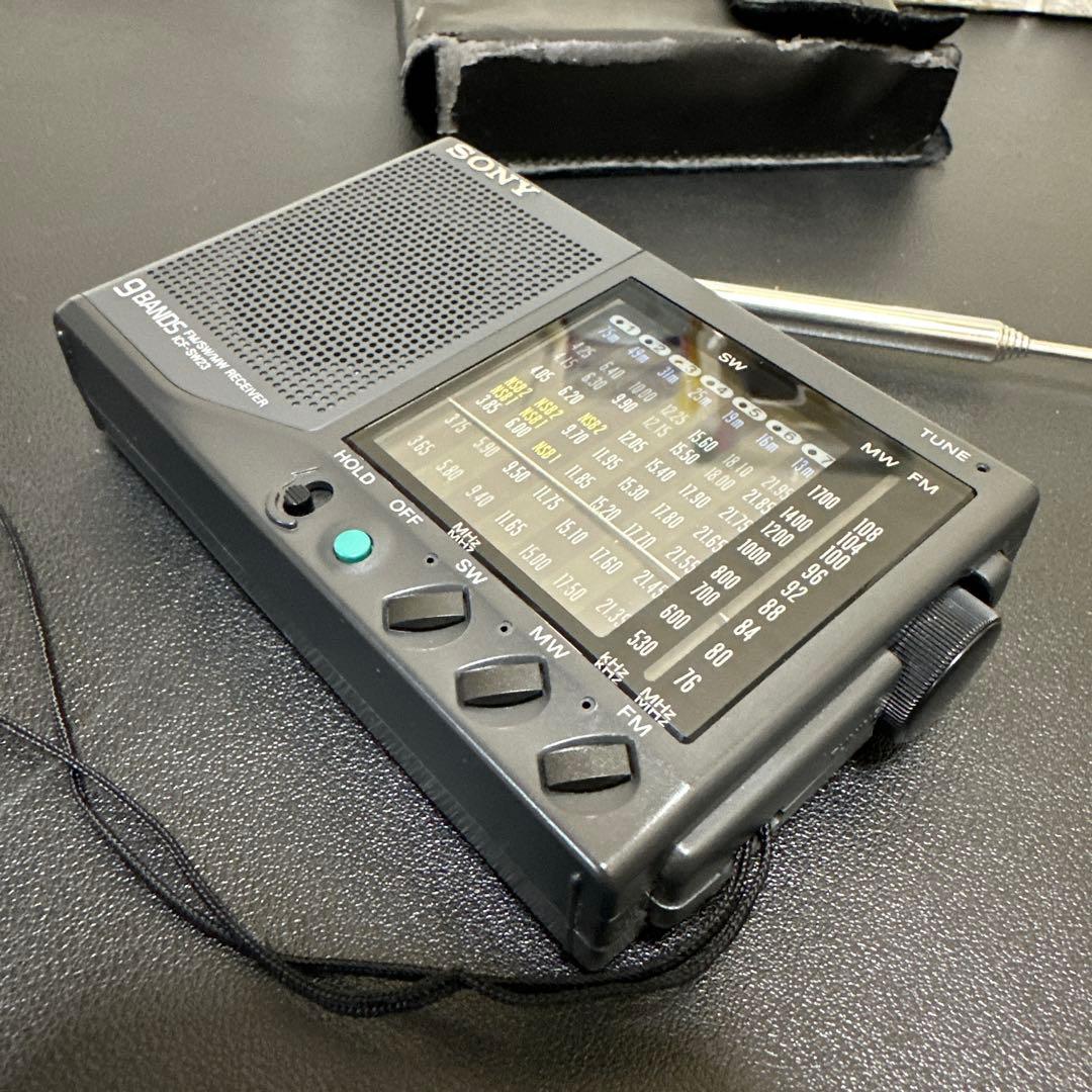 美品　SONY FM/MW/SW レシーバー ICF-SW23 動作確認済