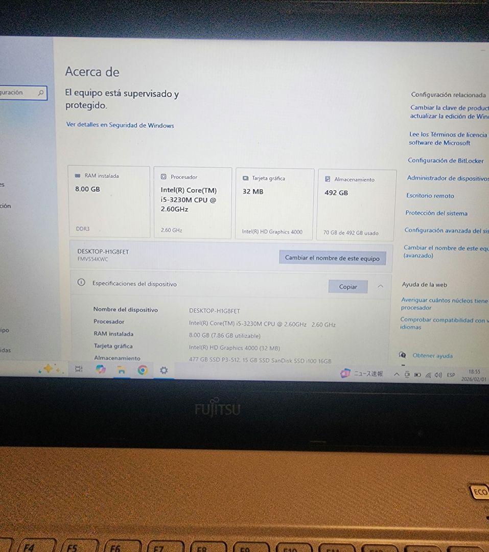 富士通　LIFEBOOK　FMVS54KWC　最終価格！