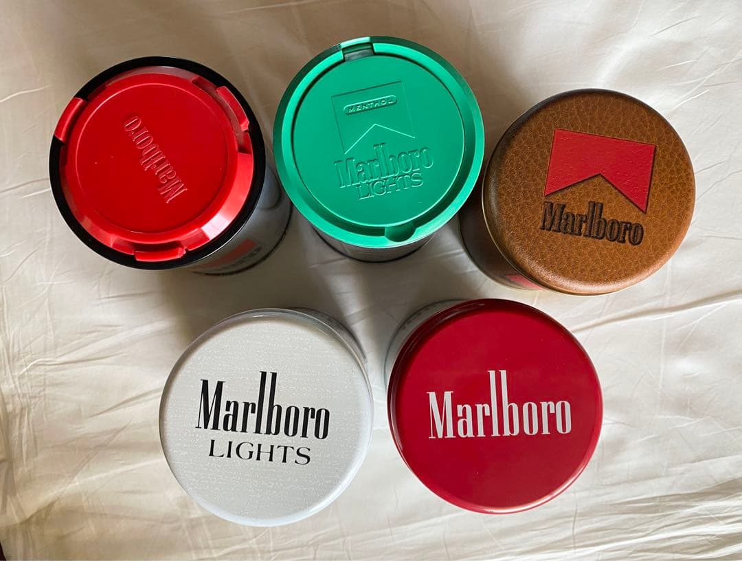 Marlboro　マルボロ　缶灰皿　5種　ノベルティグッズ 非売品