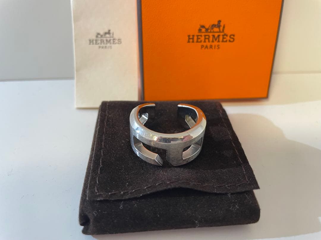 【すうちゃん】HERMES プレイリング　T60 ヴィンテージ　美品　20