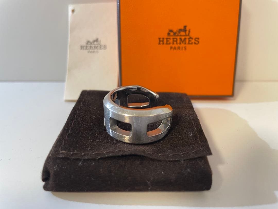 【すうちゃん】HERMES プレイリング　T60 ヴィンテージ　美品　20