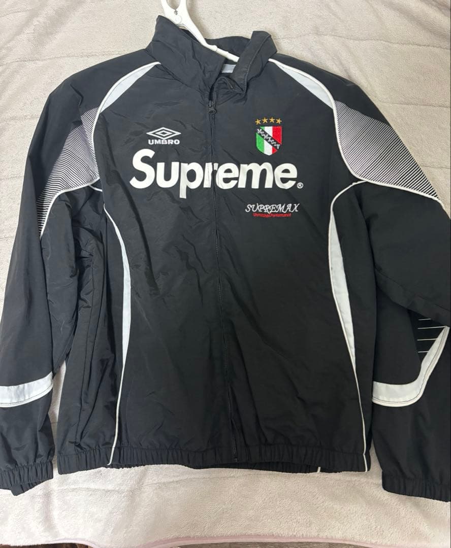 Supreme × Umbro コラボ ジャケット 黒 M