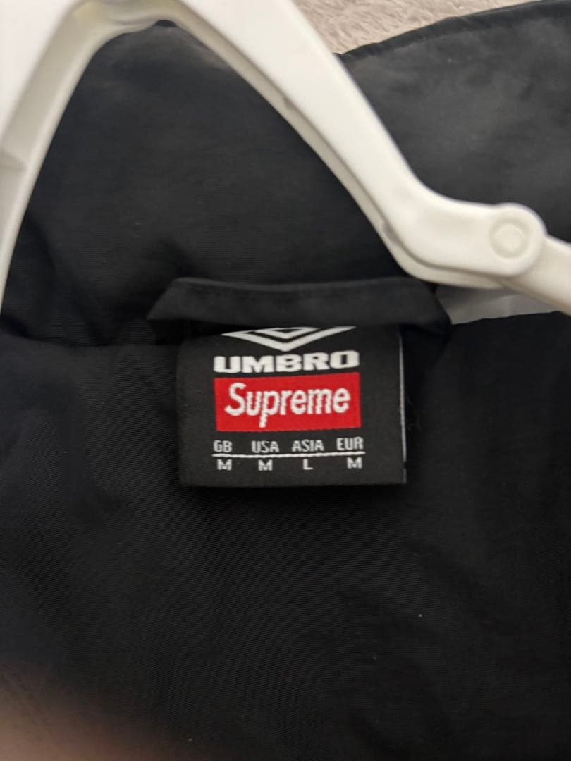 Supreme × Umbro コラボ ジャケット 黒 M