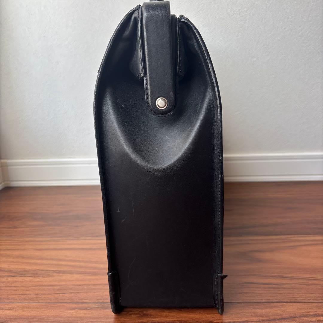 ソメスサドル　ダレスバッグ　レザー　黒　ブラック　大容量　ビジネスバッグ