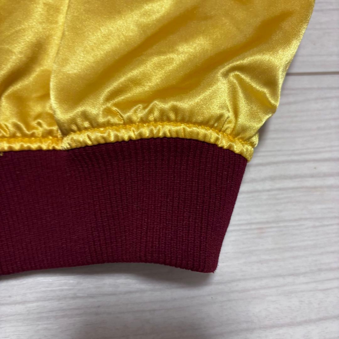 80s ワンダラーズ スカジャン ブルゾン サテン ロカビリー サガラワッペン