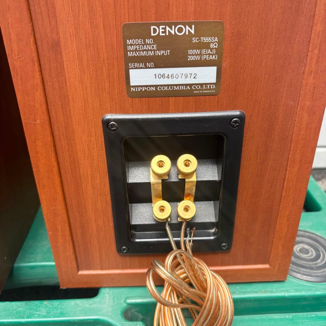 DENON トールボーイ スピーカー システム ① SC-T555SA ペア