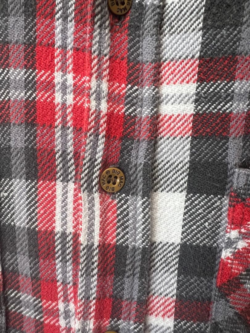 BIG MAC チェック柄ネルシャツ XL