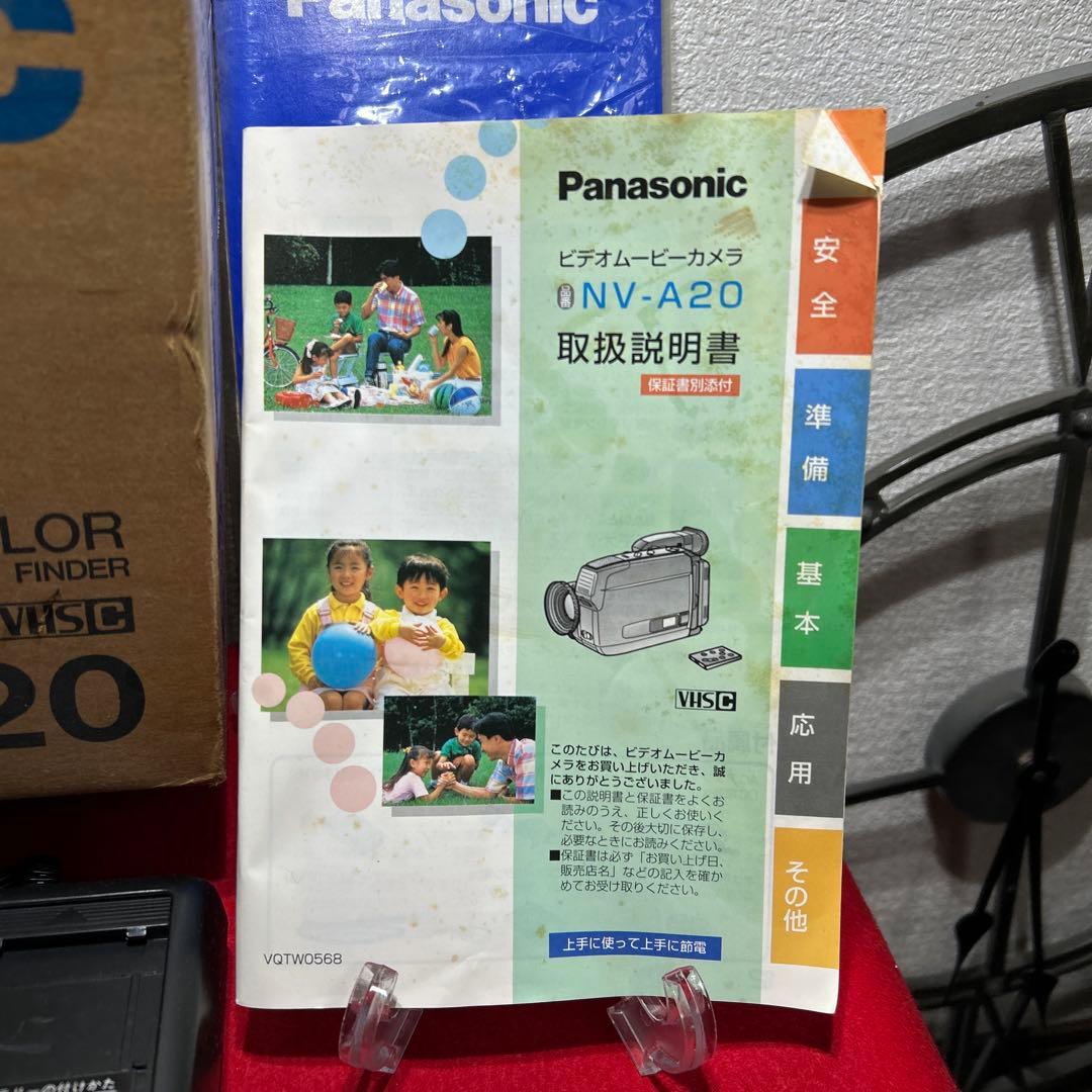Panasonic ビデオ￼カメラ　希少　NV-A20 maxell テープ付