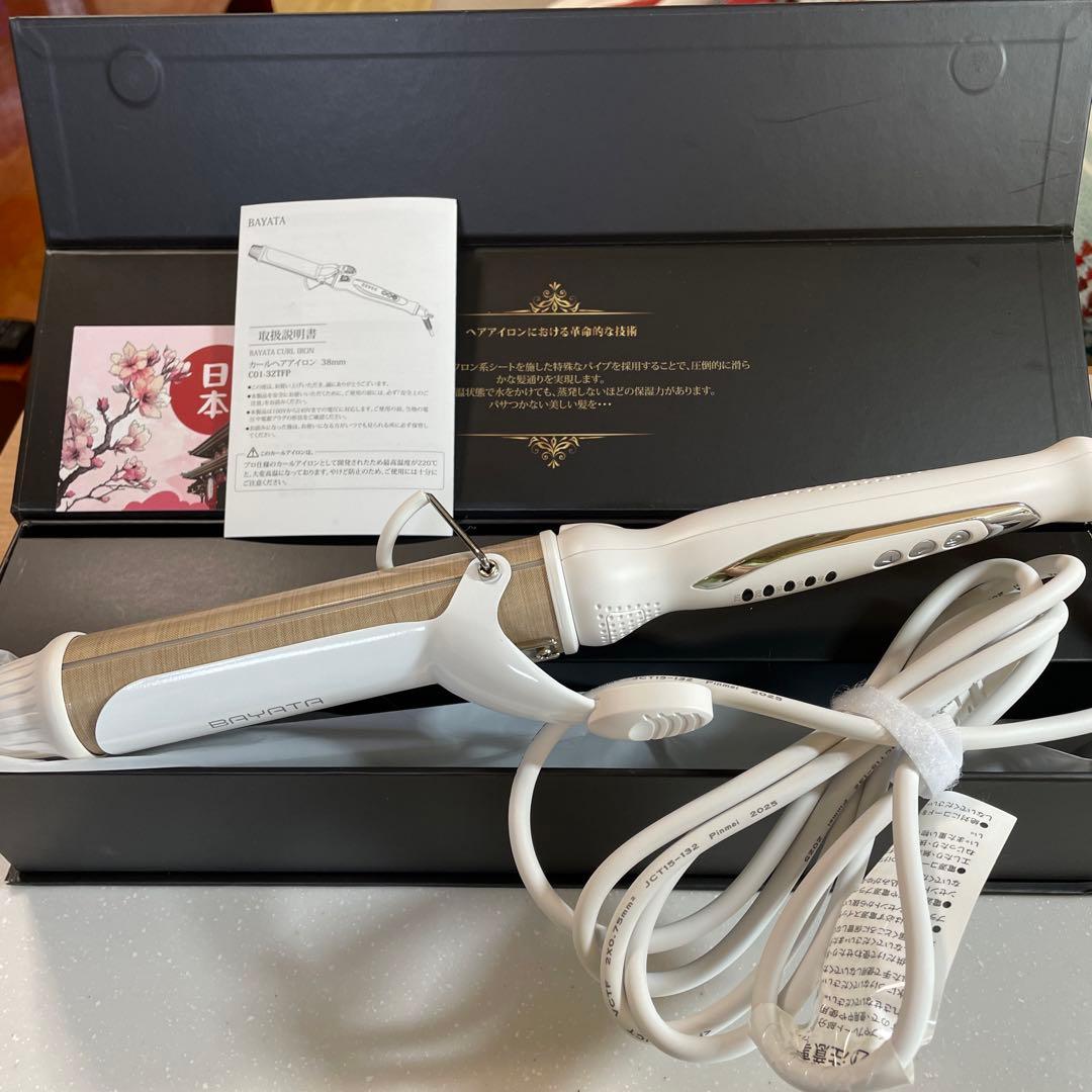未使用品✨BAYATAヘアアイロン38㎜　CO1-32TFP