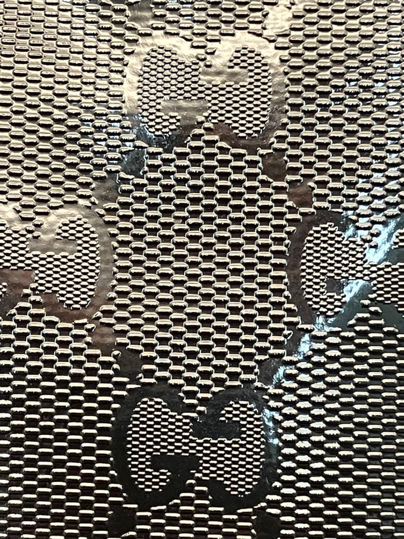 GUCCI ブラックナイロンショルダーバッグ　Y