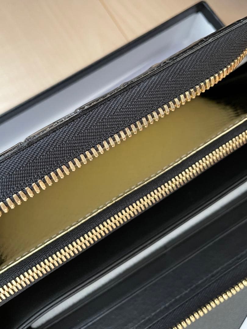 S*r様 池田工芸 クロコダイル長財布 ブラック