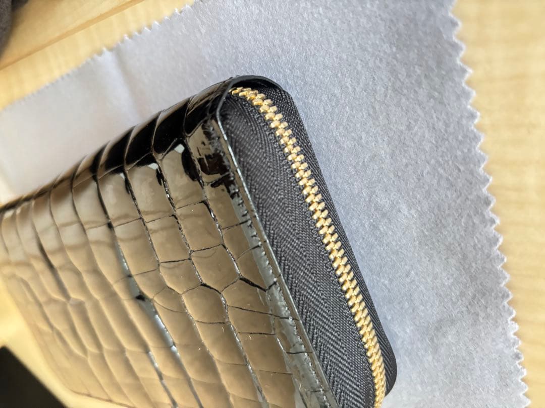 S*r様 池田工芸 クロコダイル長財布 ブラック