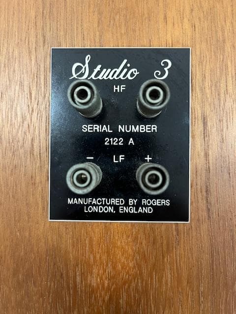 Rogers Studio 3 スピーカー