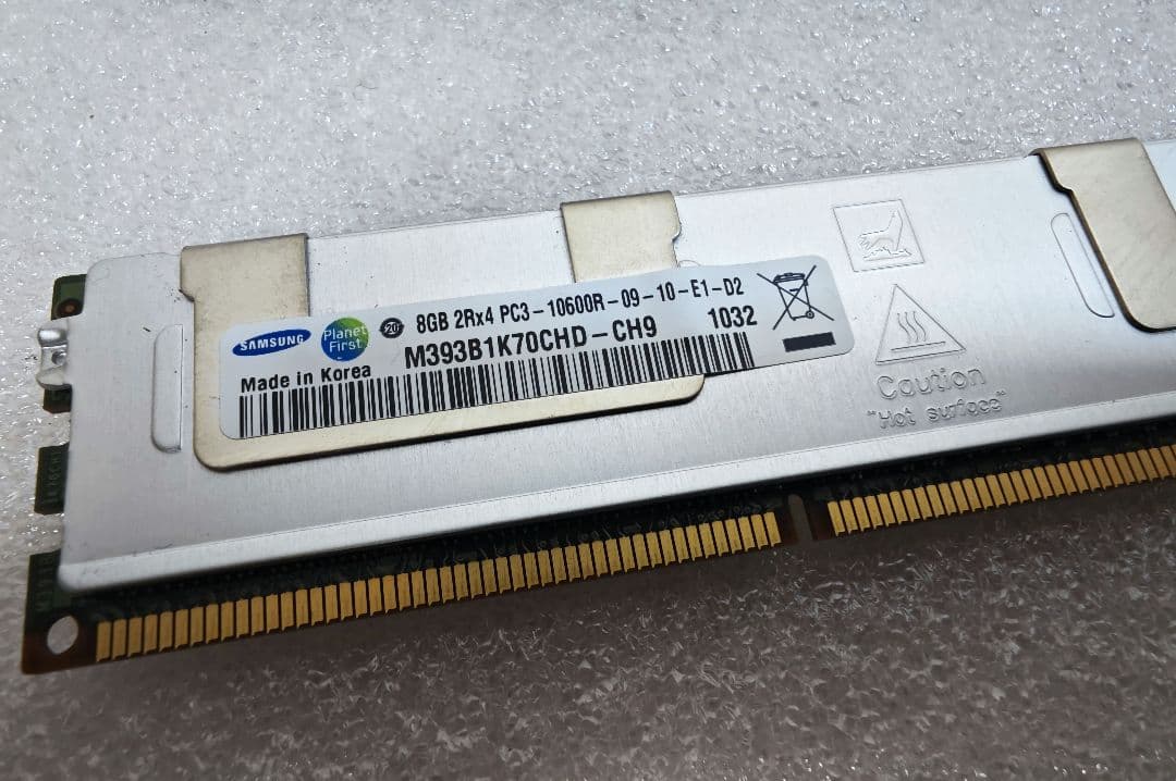 サーバー用メモリ 8GB 12枚セット