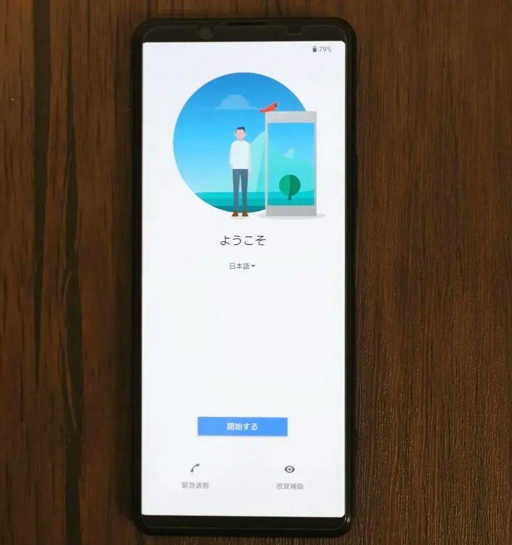 XPERIA 5 II SOG02 SIMフリー (ケース付き)