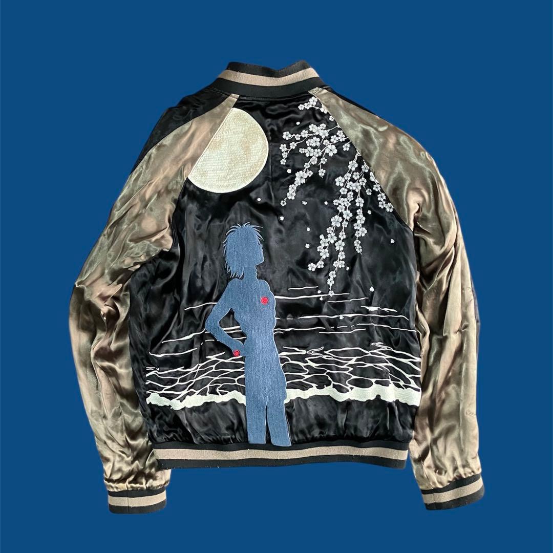 YUKI 　スカジャン　カヲル君　リバーシブル　L