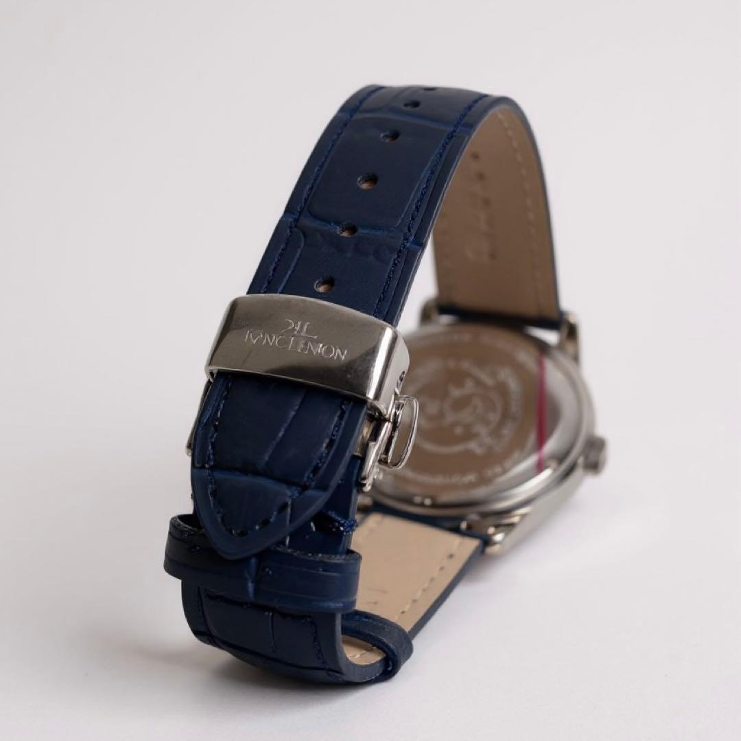 【未使用級】KARL-LEMONカルレイモンムーンフェイズ クォーツレザー 時計