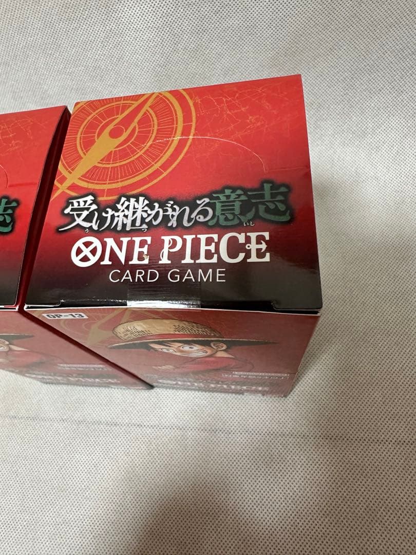 新品　ワンピースカード OP-13 受け継がれる意志 BOX 2箱　テープ付き