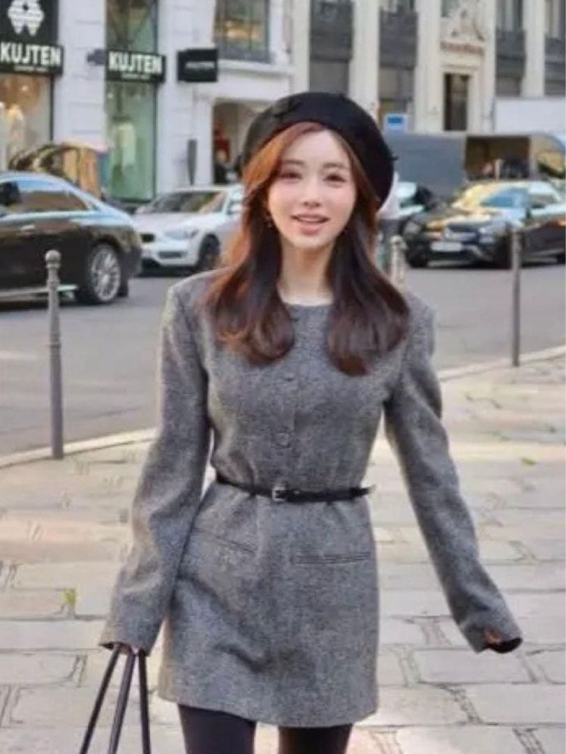 ワンピース JOSEMOON CLASSIC TWEED MINI DRESS