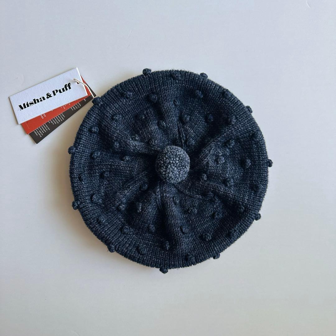 Misha & Puff ♡ 美品 popcorn beret Ink 6-8y
