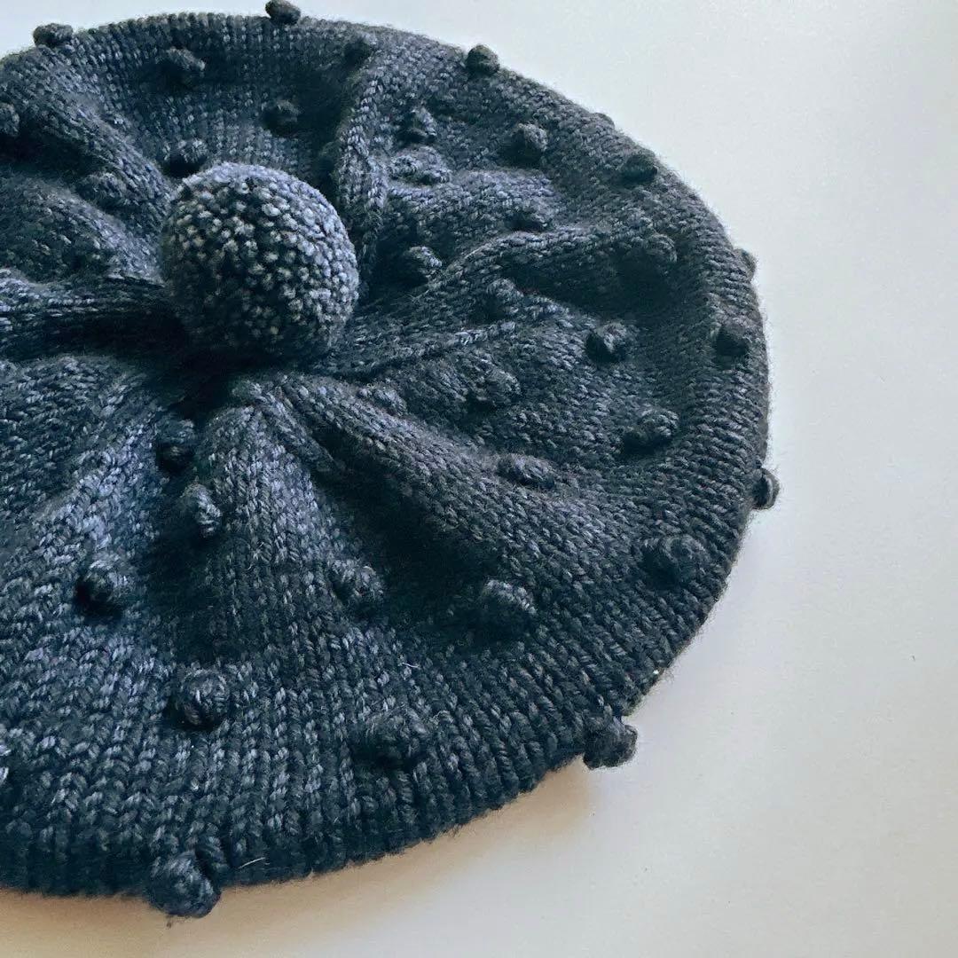 Misha & Puff ♡ 美品 popcorn beret Ink 6-8y