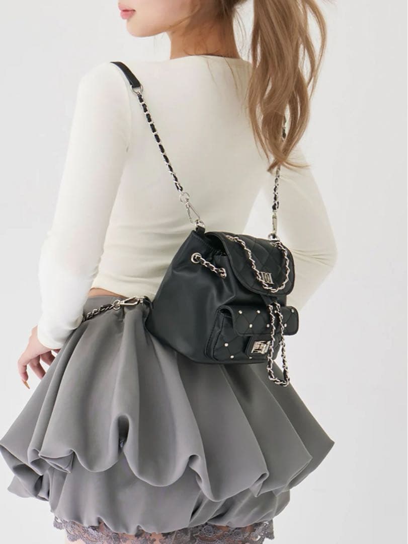 ♥️ダーリッチ キルティングビジューミニリュックDarich バッグ♥️