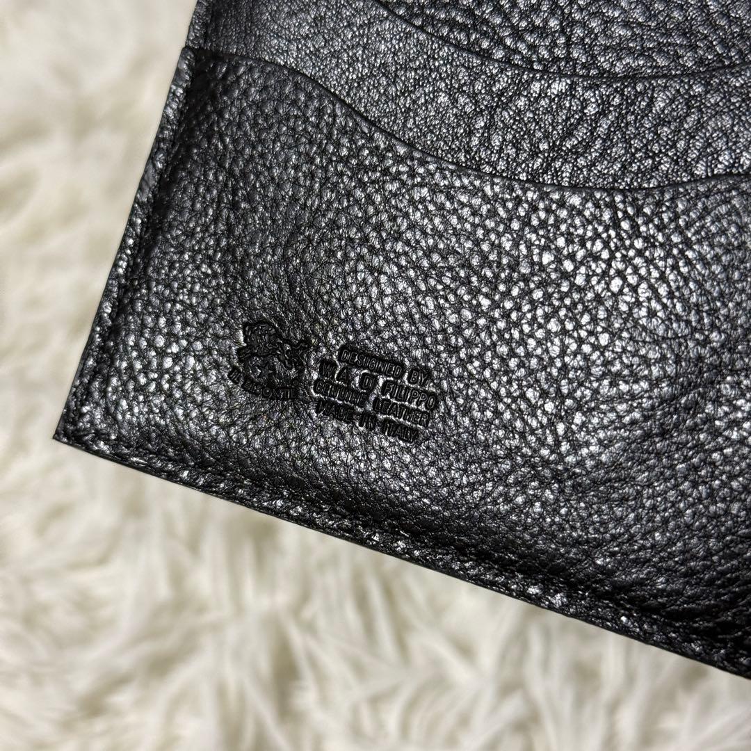 未使用✨IL BISONTE イルビゾンテ　レザー　ロングウォレット　ブラック