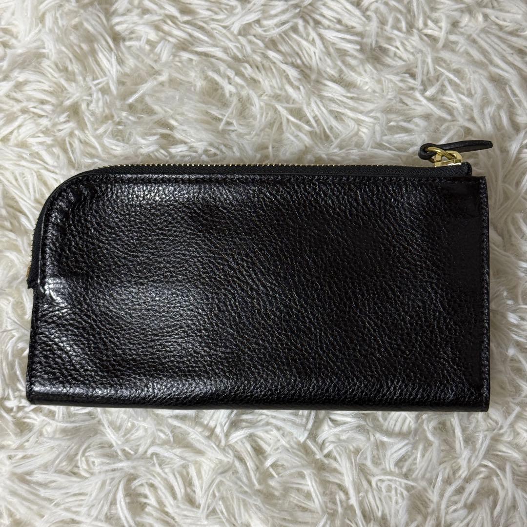 未使用✨IL BISONTE イルビゾンテ　レザー　ロングウォレット　ブラック