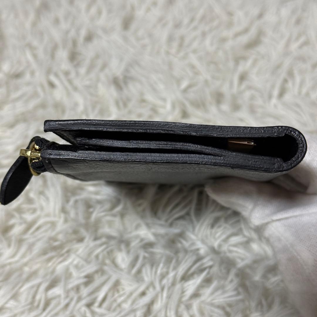 未使用✨IL BISONTE イルビゾンテ　レザー　ロングウォレット　ブラック