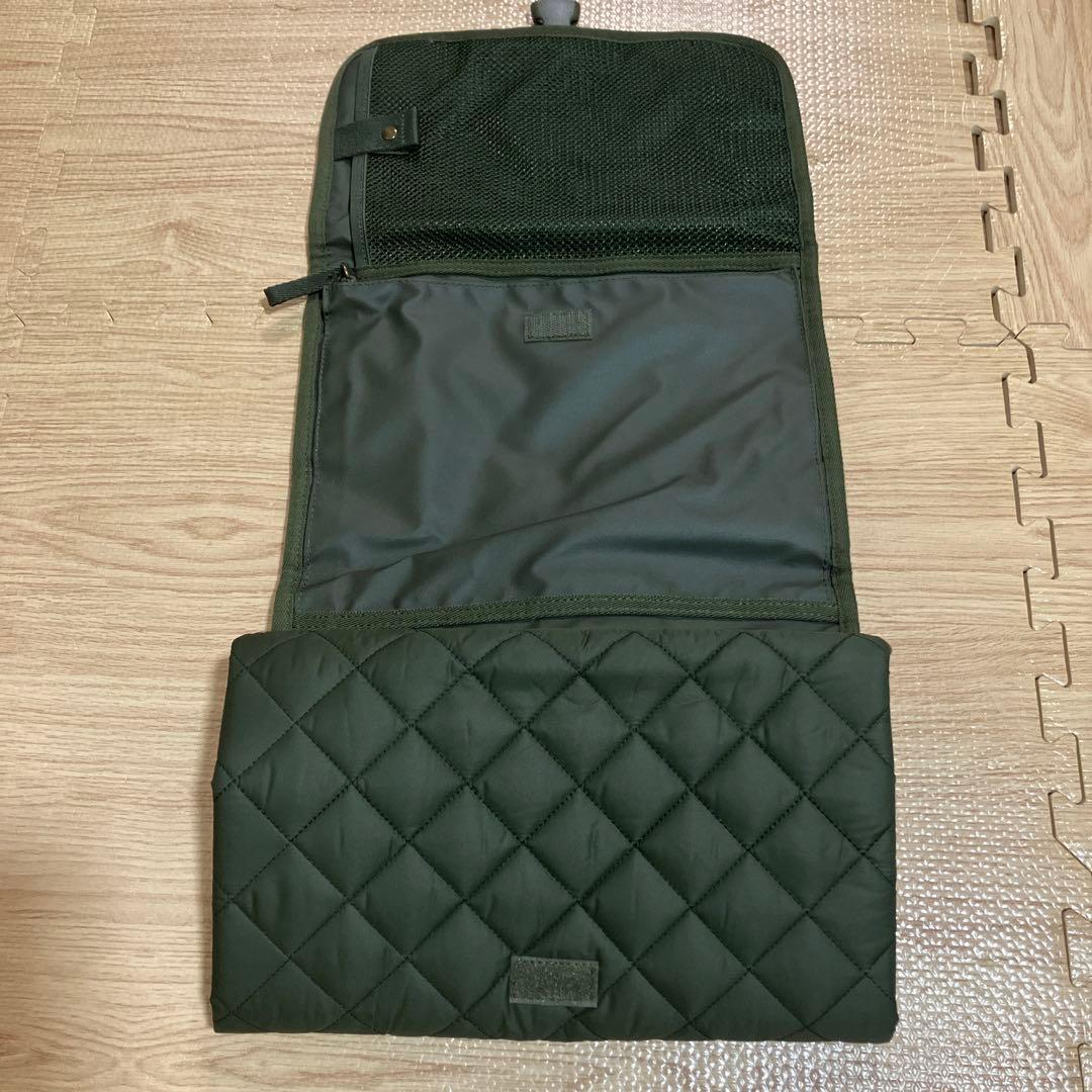 【未使用】ラルフローレン　オリーブグリーン キルティング マザーズバッグ