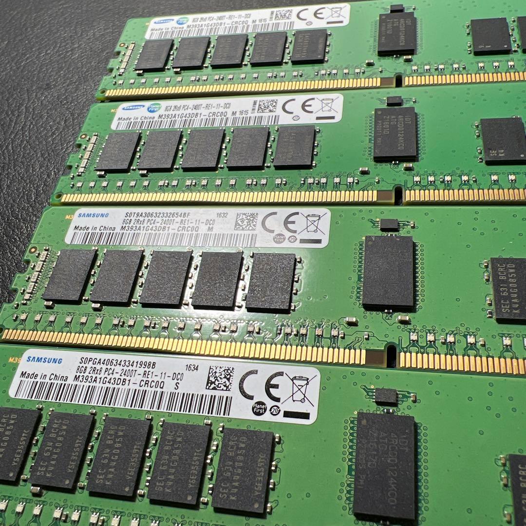 Samsung 8GB DDR4 メモリ M393A1G43DB1-CRC0Q