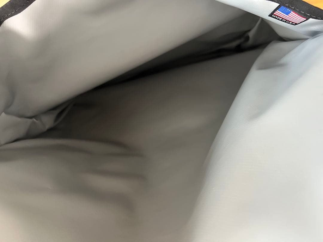 MISSION WORKSHOP メッセンジャーバッグ 黒 オレンジバックル