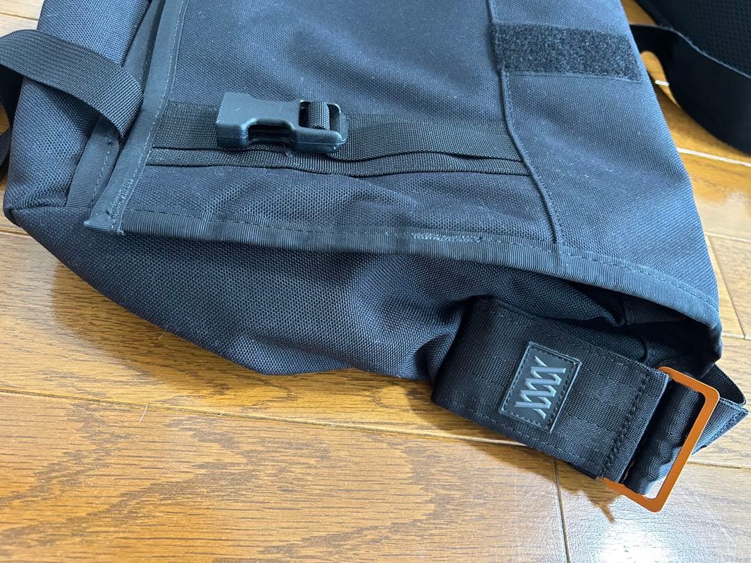MISSION WORKSHOP メッセンジャーバッグ 黒 オレンジバックル
