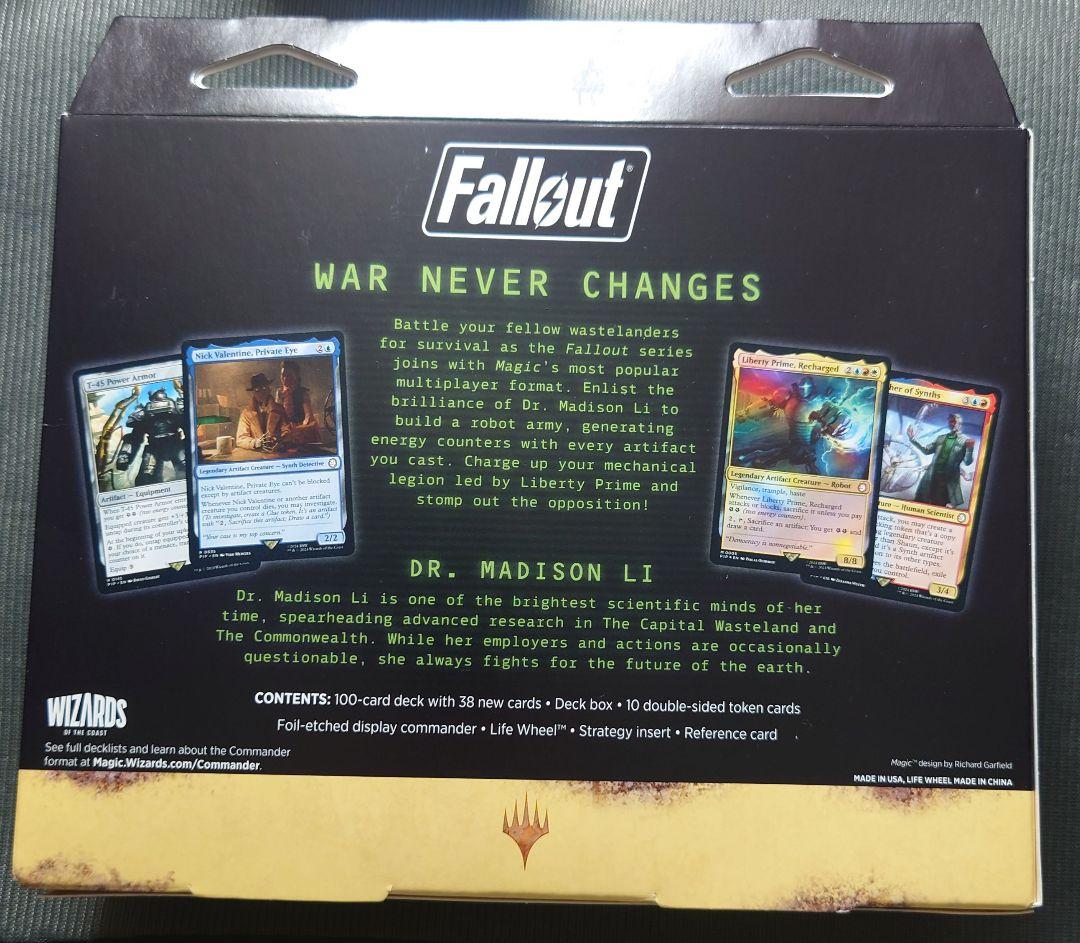 mtg 絶版稀少 科学の力! フォールアウト 構築済みデッキ 英語版 pip