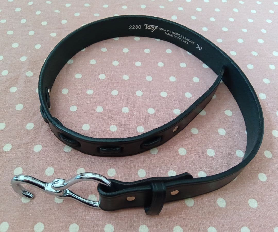 【新品 試着のみ】TORY LEATHER トリーレザーベルト 30
